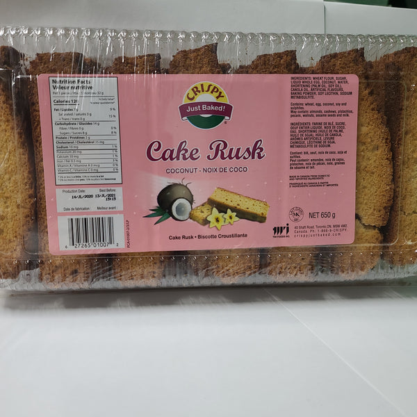 Crispy Coconut Cake Rusk 650g