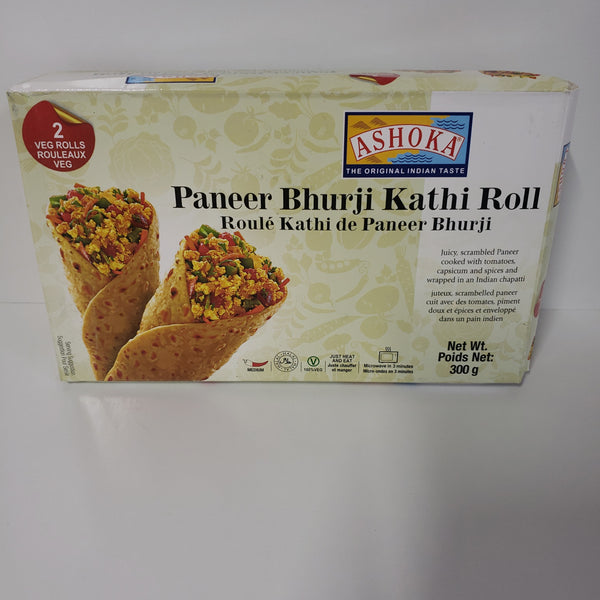 Ashoka Frozen Paneer Bhurji Roll 300g