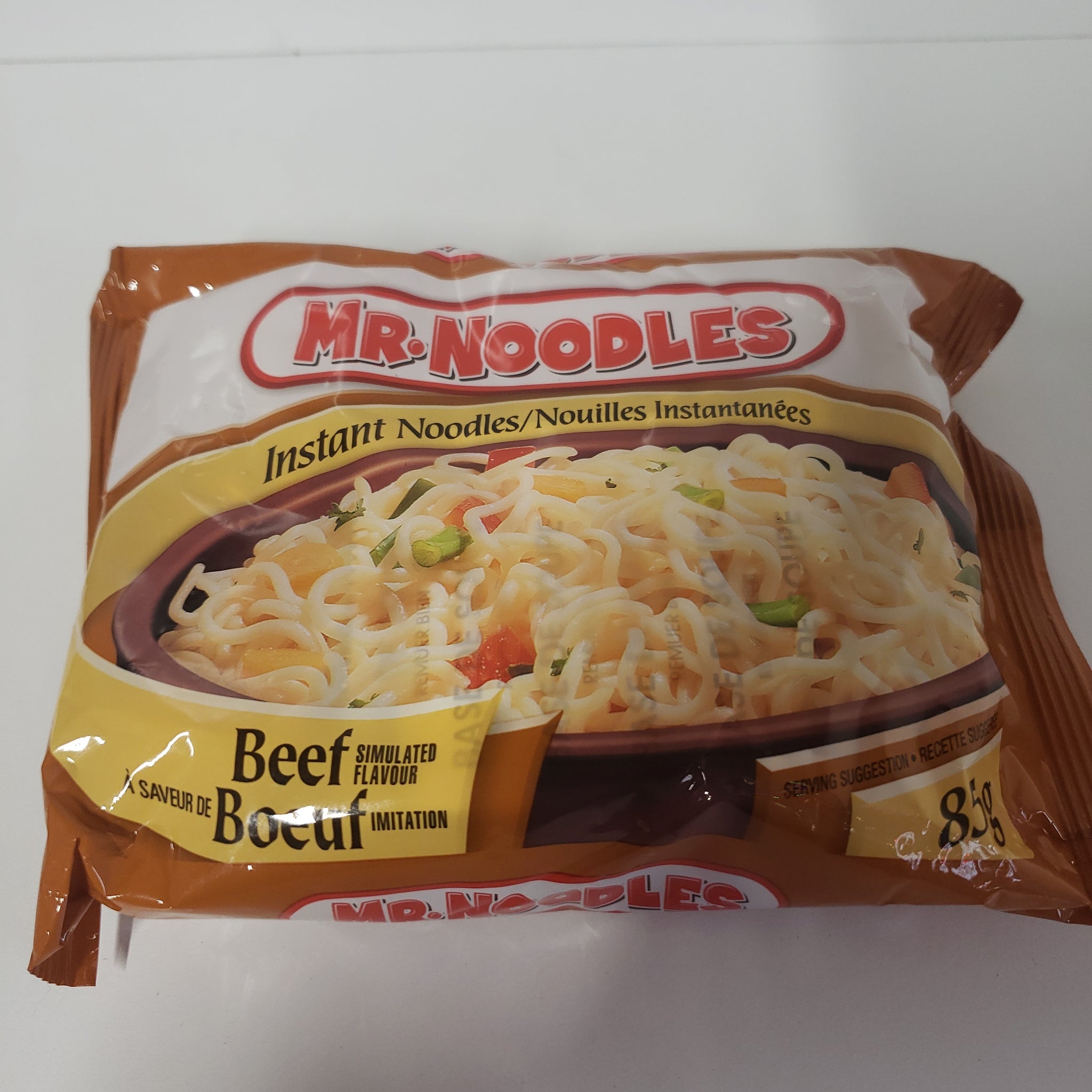 Nouilles instantanées à saveur bœuf 85g Mr Noodles