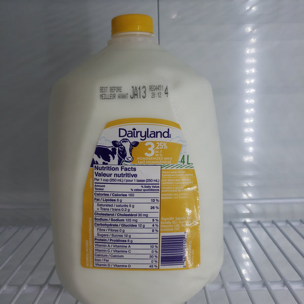 Dairyland Milk(3.25%) 4L
