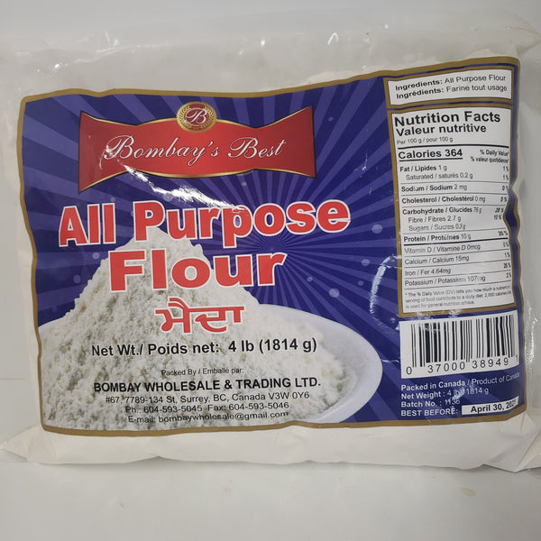 Bombays Best All Purpose Flour 4lb