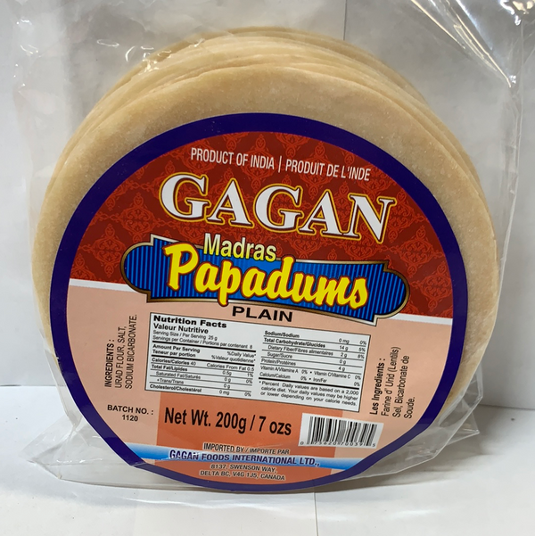 Gagan Madras Papad 200g