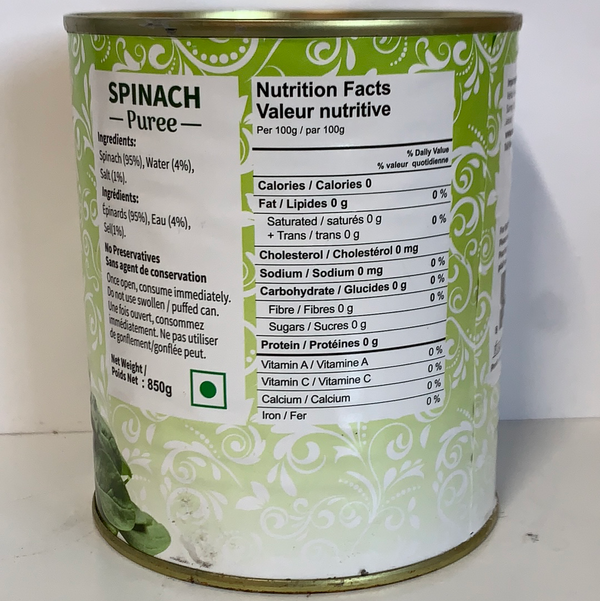 Verka Spinach Puree 850g