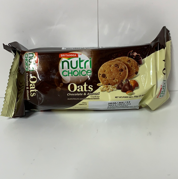 BR Nutrichoice Oats Choco & Almond 75g