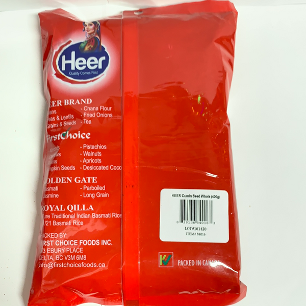 Heer Cumin Seed Whole400g