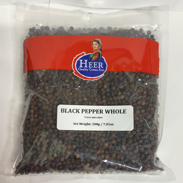 Heer Black Pepper Whole 200g