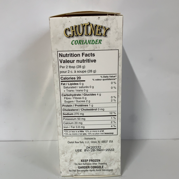 Deep Frozen Coriander chutney10oz